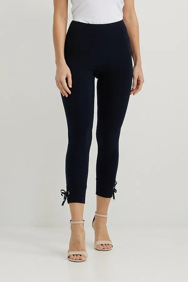 Women's Joseph Ribkoff | Tie Detail Capri Leggings | Navy