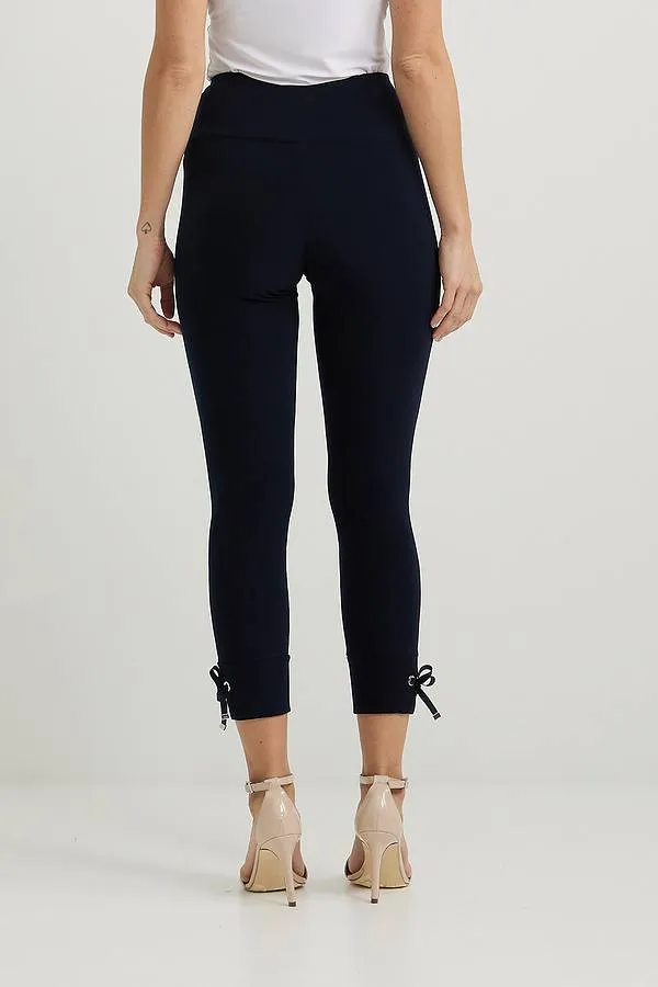 Women's Joseph Ribkoff | Tie Detail Capri Leggings | Navy