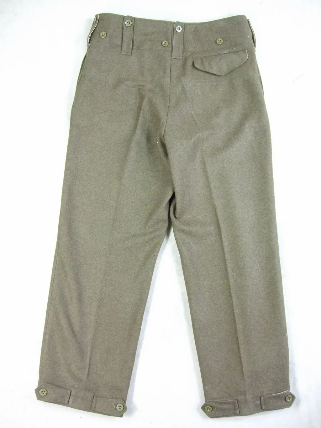 WW2 Great Britain British Army P37 Battle Dress Officer Wool Trousers Pants